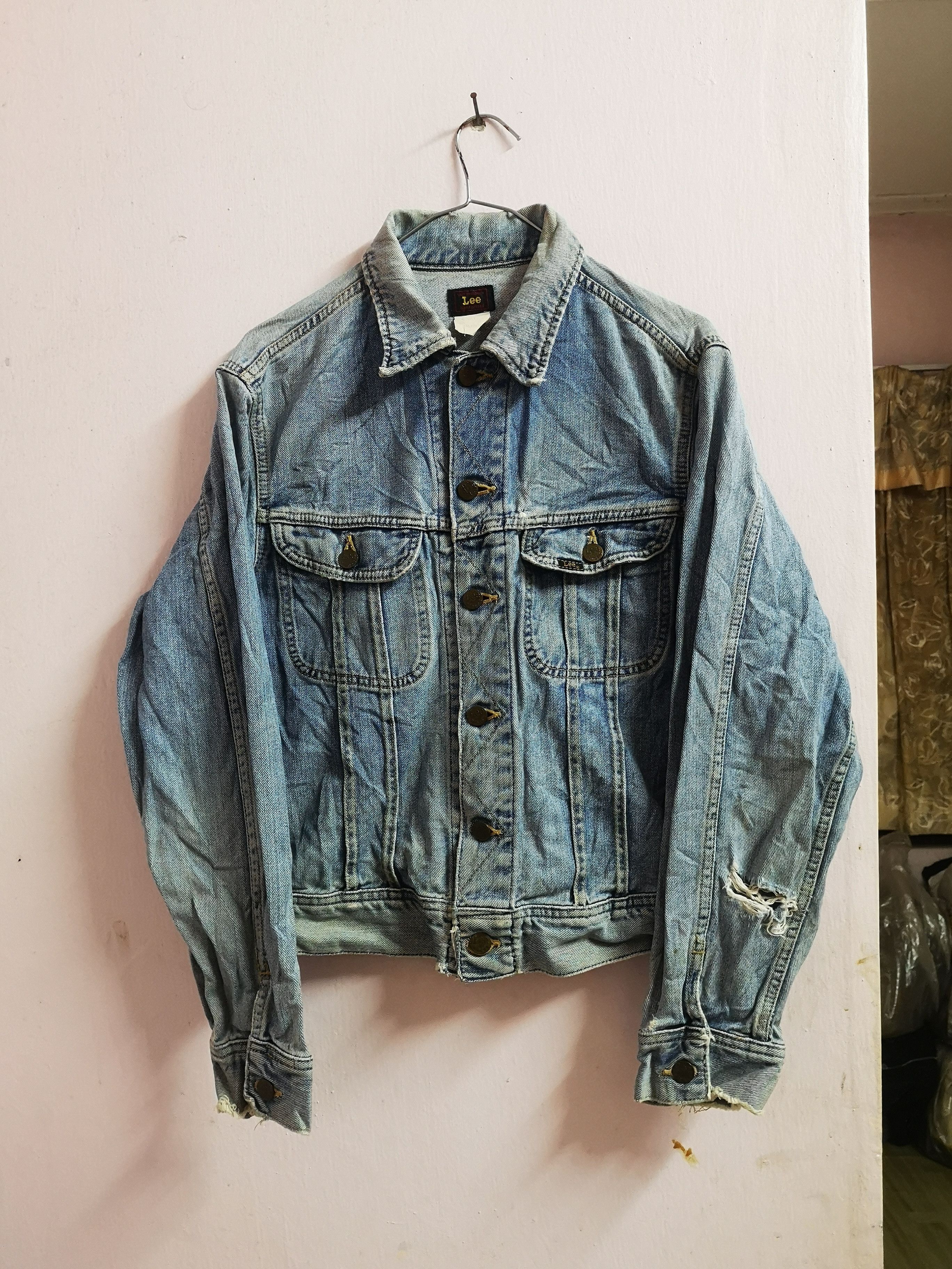 Lee Vintage LEE Jacket Left Hand Denim Size US M / EU 48-50 / 2 - 1 Thumbnail