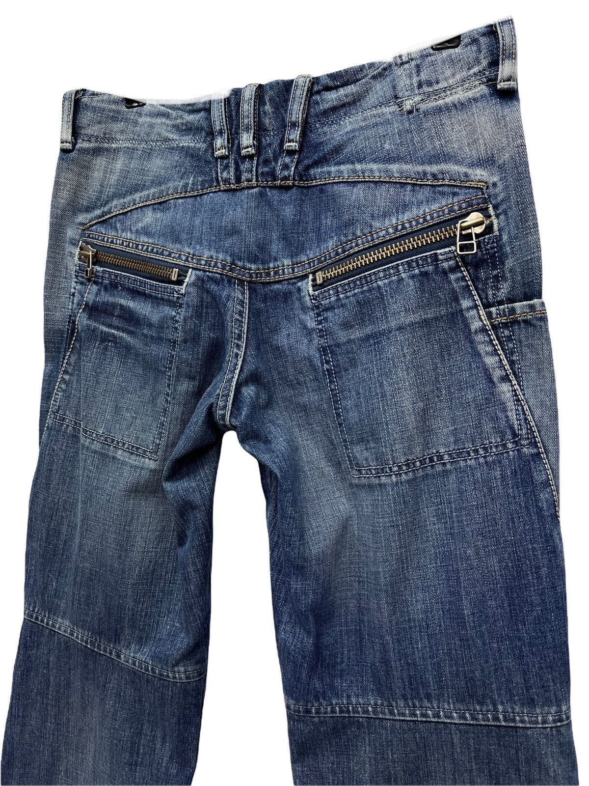 Designer × Marithe + Francois Girbaud × Vintage RARE! MARITHE FRANCOIS GIRBAUD Designer Denim Pants Size US 31 - 10 Thumbnail