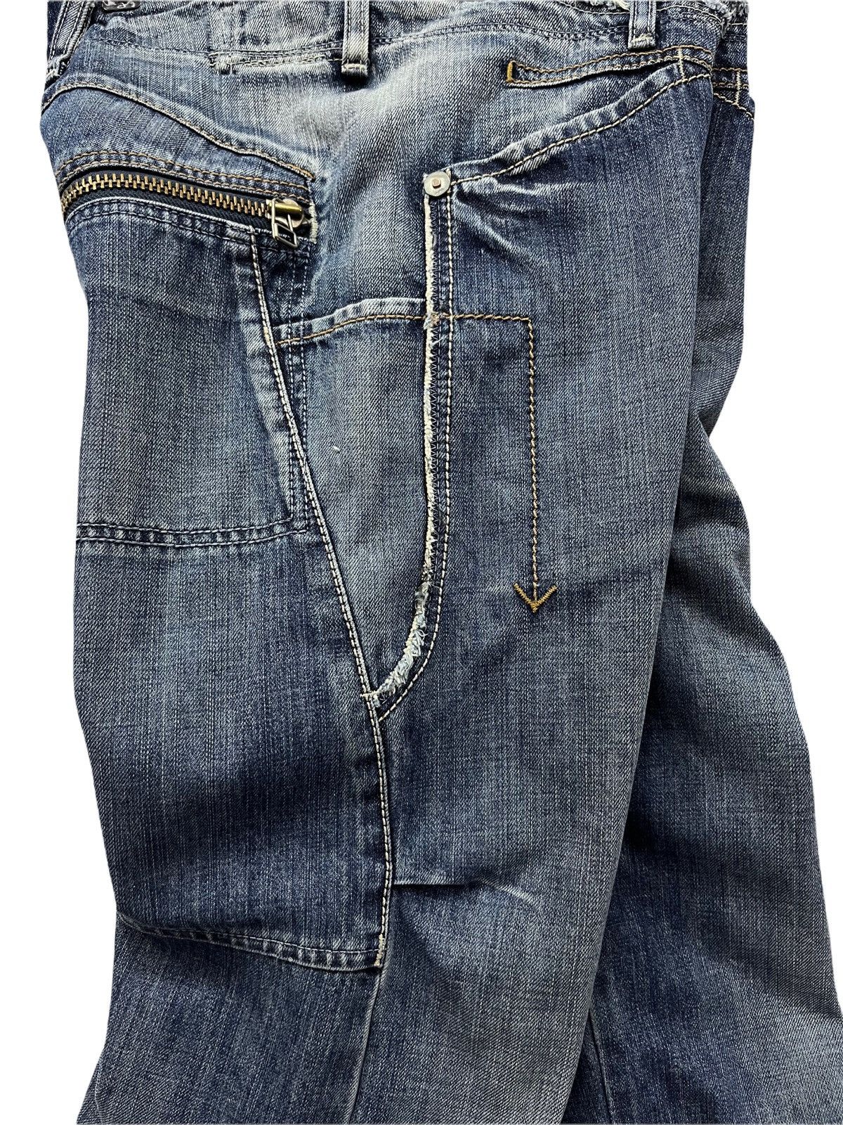 Designer × Marithe + Francois Girbaud × Vintage RARE! MARITHE FRANCOIS GIRBAUD Designer Denim Pants Size US 31 - 4 Thumbnail