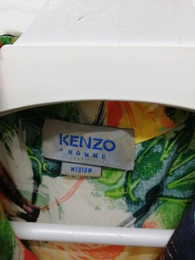 Kenzo Vintage KENZO HOMME Over Print Oversized Hawaiian Shirt Size US M / EU 48-50 / 2 - 7 Thumbnail