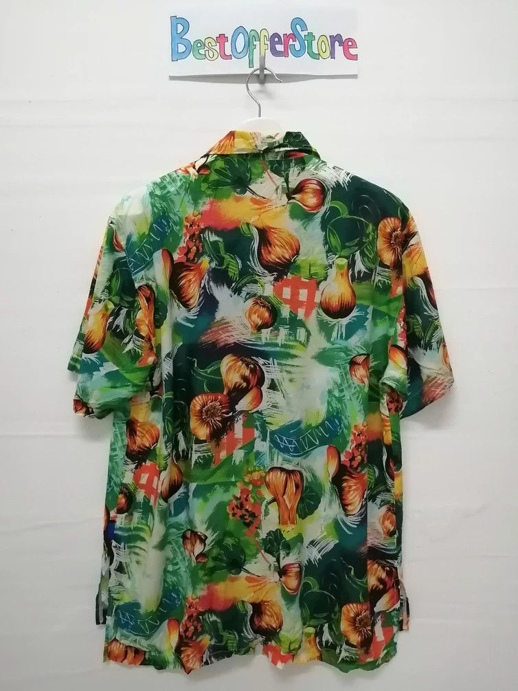 Kenzo Vintage KENZO HOMME Over Print Oversized Hawaiian Shirt Size US M / EU 48-50 / 2 - 8 Thumbnail