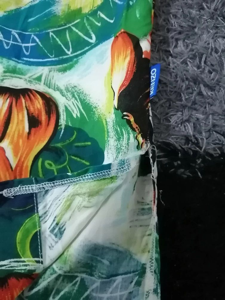 Kenzo Vintage KENZO HOMME Over Print Oversized Hawaiian Shirt Size US M / EU 48-50 / 2 - 9 Thumbnail