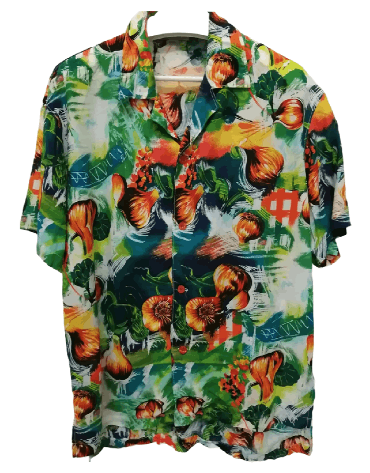Kenzo Vintage KENZO HOMME Over Print Oversized Hawaiian Shirt Size US M / EU 48-50 / 2 - 1 Thumbnail