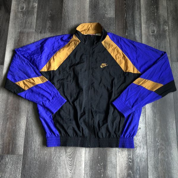 Nike Vintage 1990s Nike Multicolor Windbreaker Nylon Track Jacket