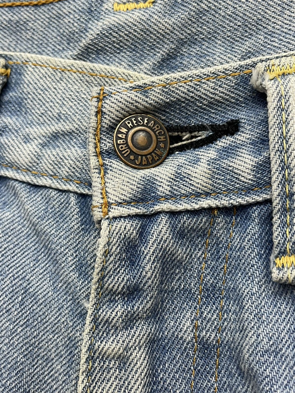URBAN RESEARCH DOORS × Vintage Vintage URBAN RESEARCH Japan Light Wash Selvedge Denim Size US 29 - 5 Thumbnail