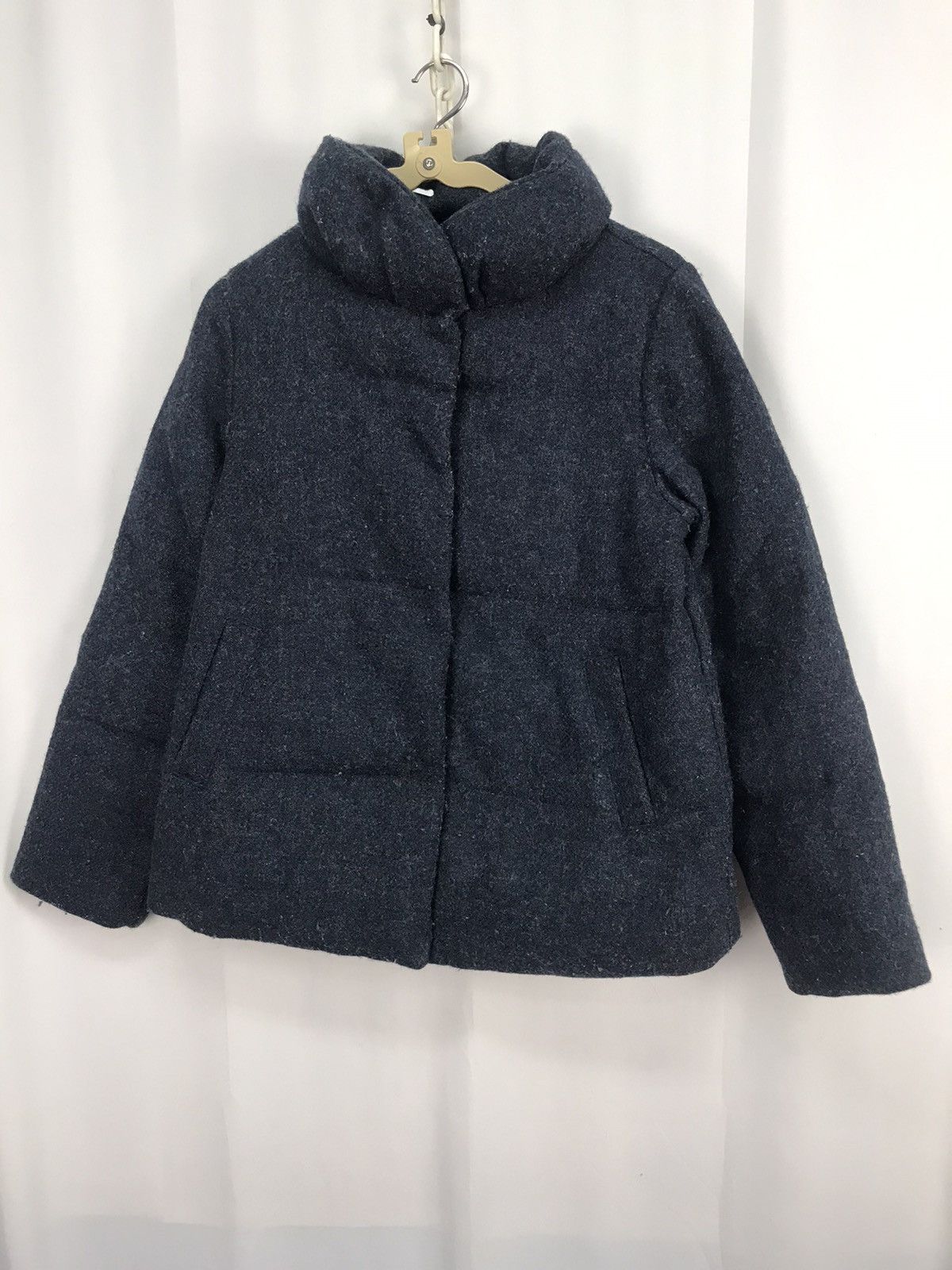 Harris Tweed × Japanese Brand Earth music&ecology x Harris tweed wool down puffer jacket Size M / US 6-8 / IT 42-44 - 7 Thumbnail