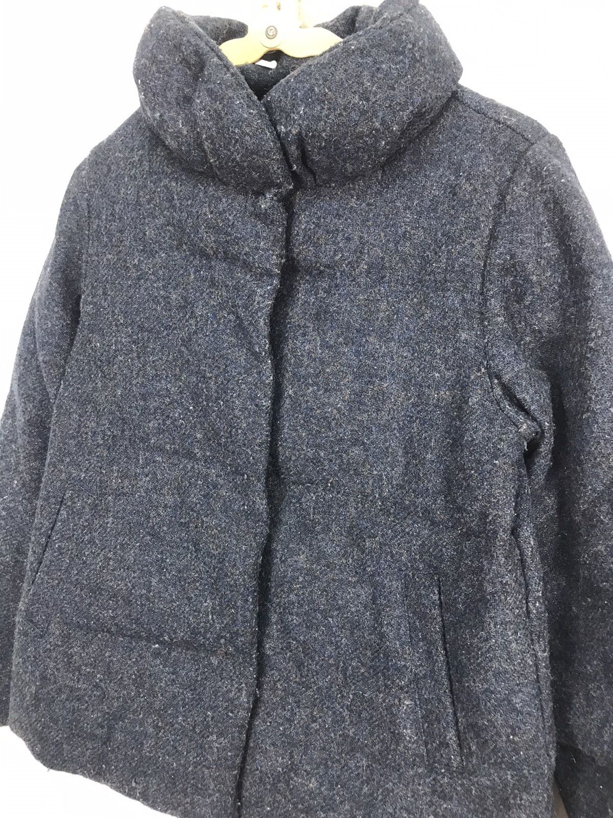 Harris Tweed × Japanese Brand Earth music&ecology x Harris tweed wool down puffer jacket Size M / US 6-8 / IT 42-44 - 5 Thumbnail