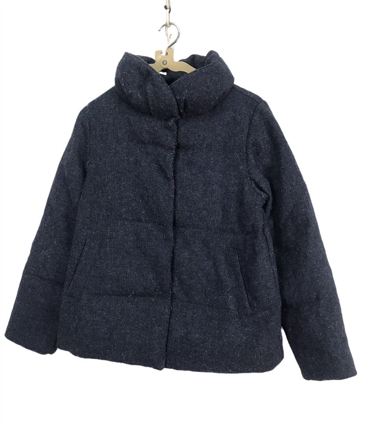image of Earth Music&ecology X Harris Tweed Wool Down Puffer Jacket, Women's (Size Medium)