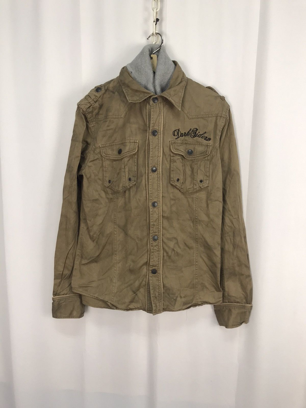 In The Attic × Japanese Brand × Seditionaries In the attic dark riders zipper shirt jacket Size US S / EU 44-46 / 1 - 7 Thumbnail