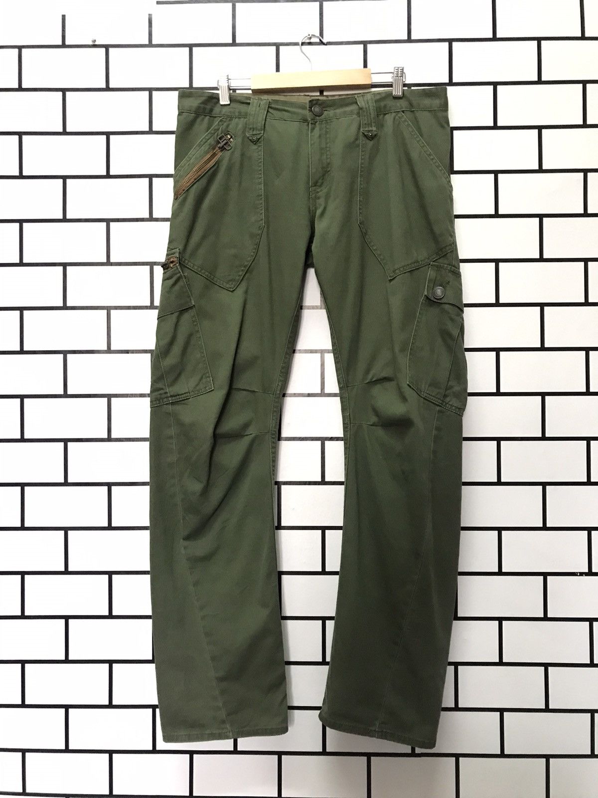 Japanese Brand × Other Japan Brand Soul Of Freedom Cargo Multi Pocket Slim Fit Size US 34 / EU 50 - 2 Thumbnail
