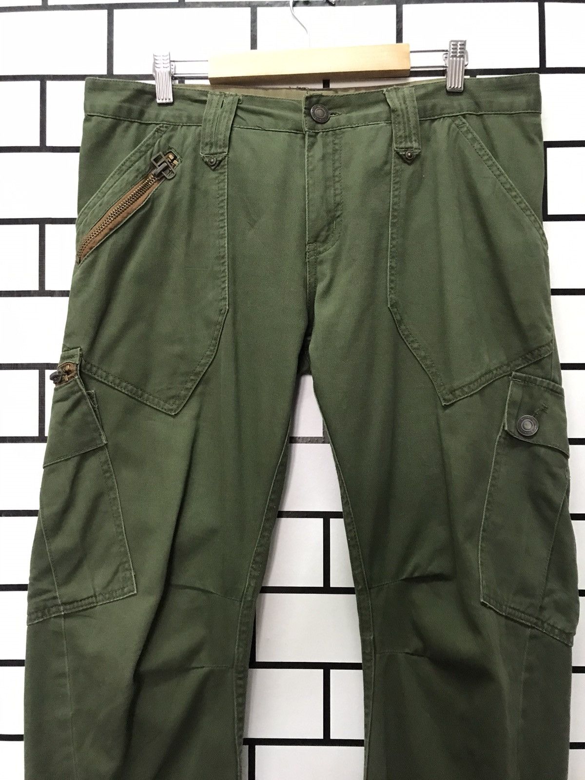 Japanese Brand × Other Japan Brand Soul Of Freedom Cargo Multi Pocket Slim Fit Size US 34 / EU 50 - 3 Thumbnail