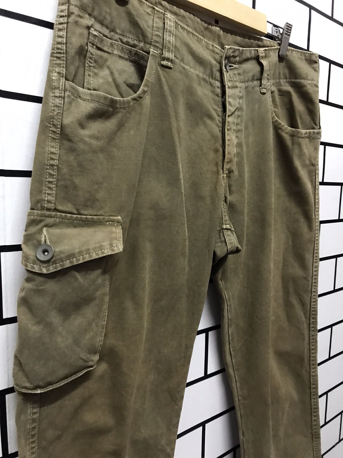 Johnbull × Vintage Vintage John Bull Co Cargo Casual Work Wear pants Size US 33 - 9 Thumbnail