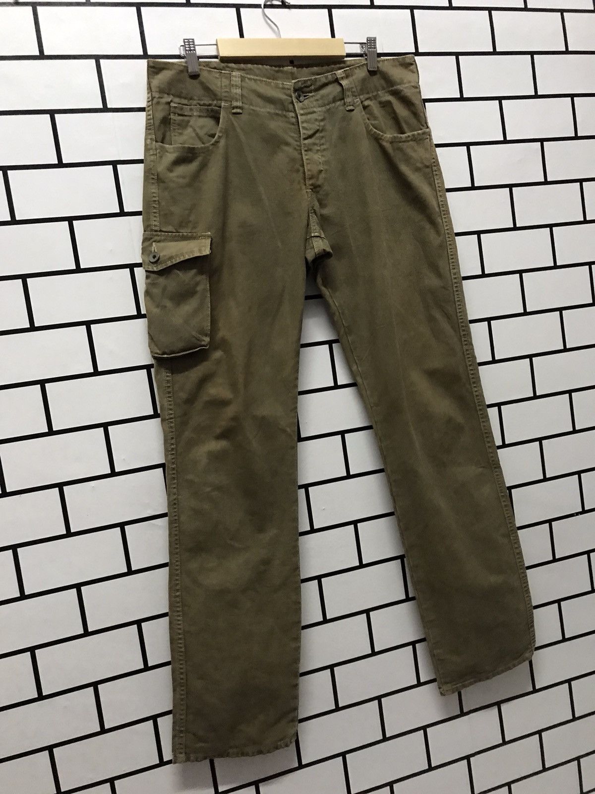 Johnbull × Vintage Vintage John Bull Co Cargo Casual Work Wear pants Size US 33 - 3 Thumbnail