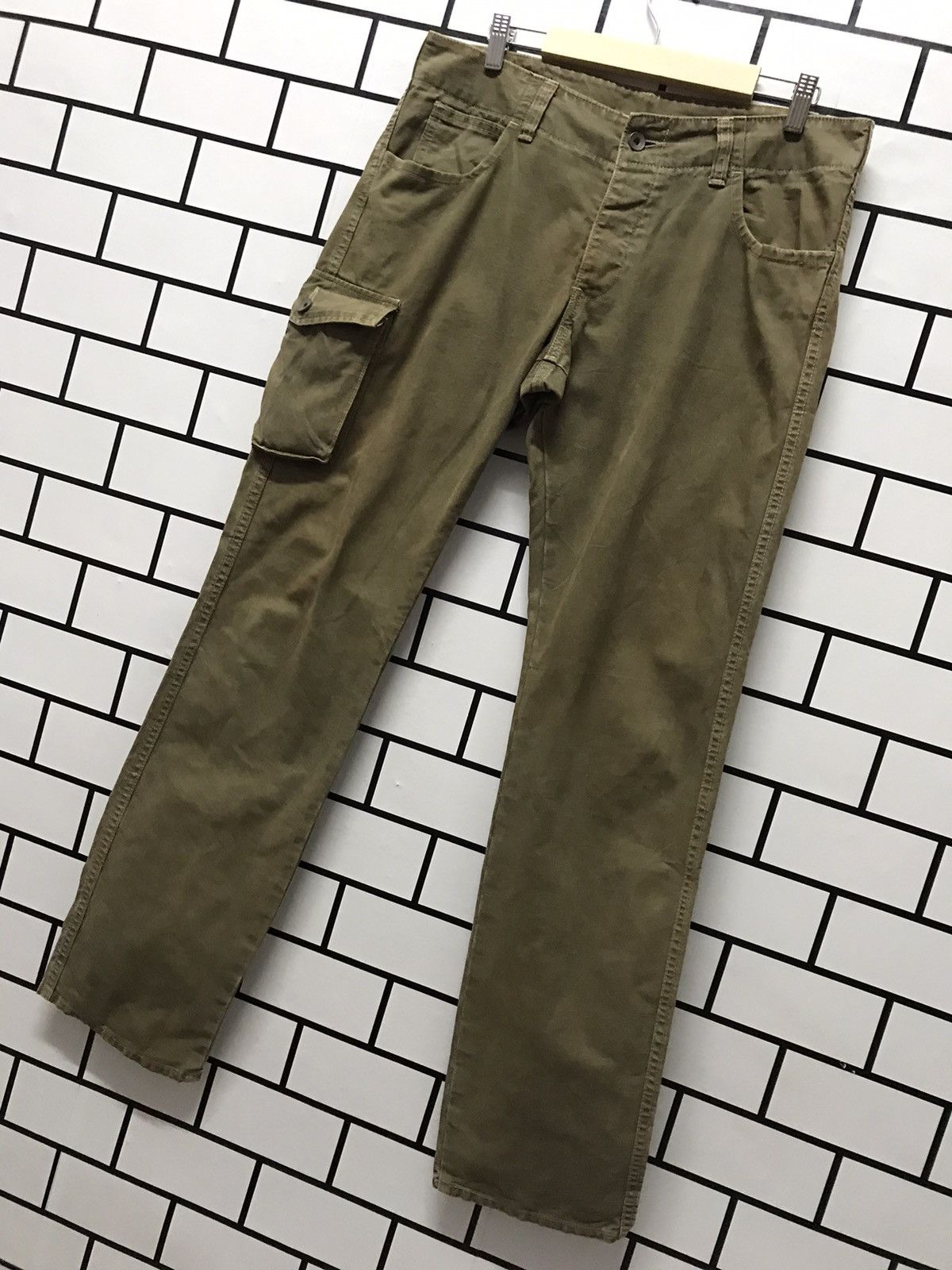 Johnbull × Vintage Vintage John Bull Co Cargo Casual Work Wear pants Size US 33 - 2 Thumbnail