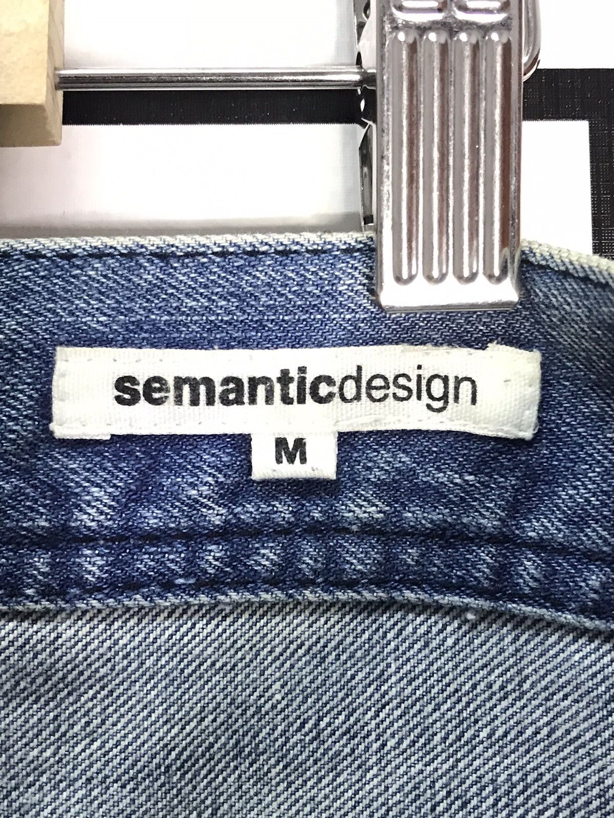 Designer × Japanese Brand Semantic Design Japan Distressed Slim Flare Denim Pants Size US 31 - 17 Thumbnail