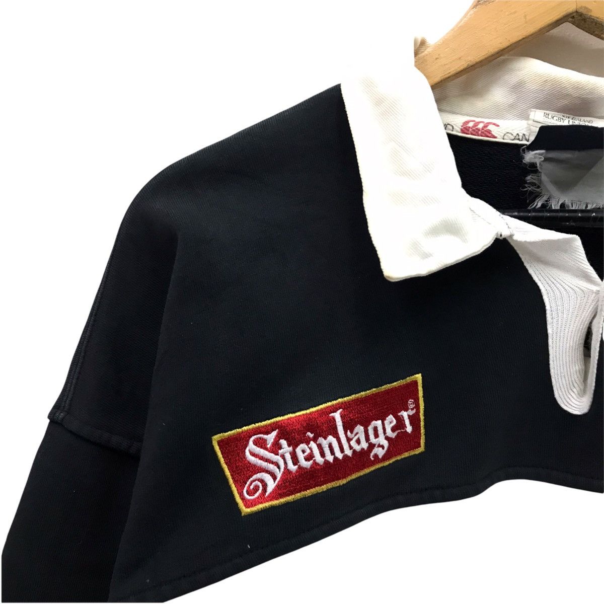 Canterbury of New Zealand Vintage Canterbury Steinlager All Black Big Logo Embroidery Size US M / EU 48-50 / 2 - 5 Thumbnail
