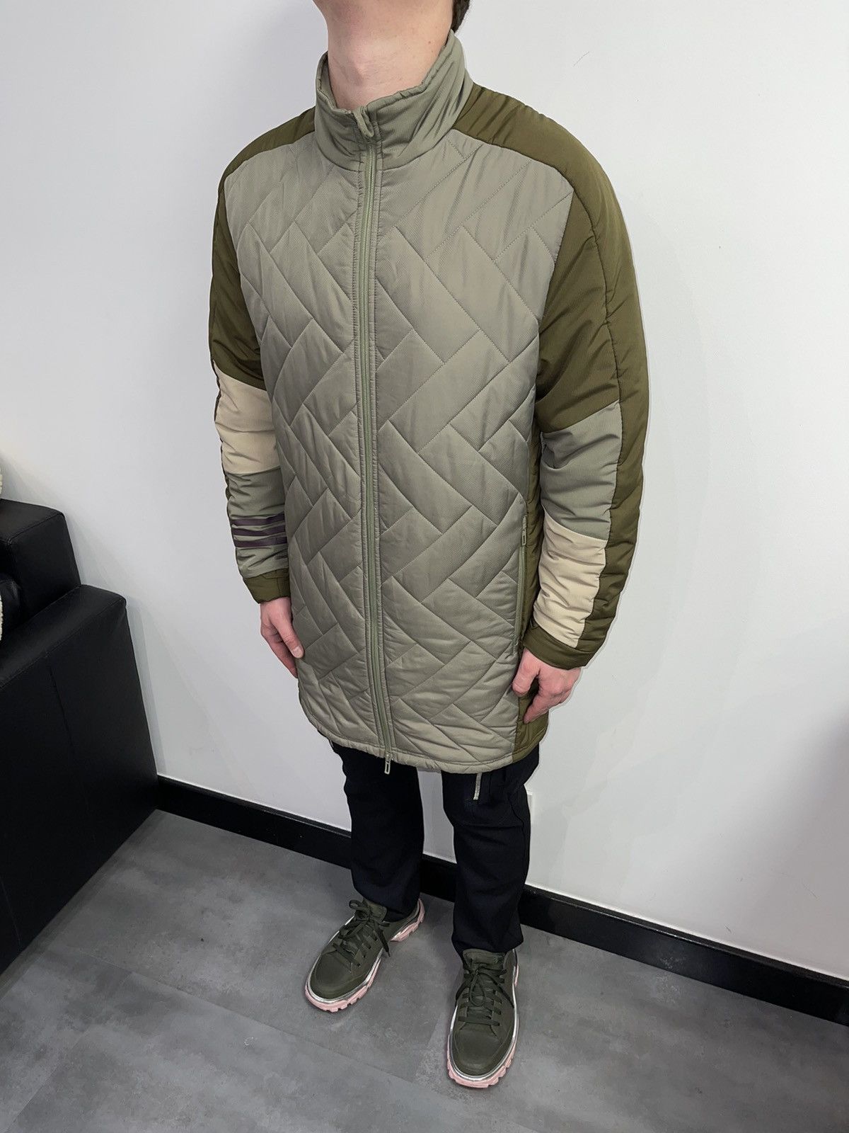 Adidas × Kith × Polartec Adidas X Kith Originals Down Quilted Long Parka Size US L / EU 52-54 / 3 - 7 Thumbnail
