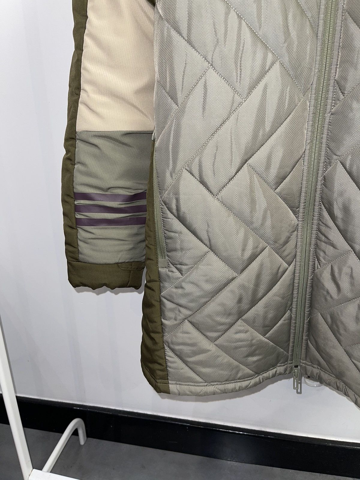 Adidas × Kith × Polartec Adidas X Kith Originals Down Quilted Long Parka Size US L / EU 52-54 / 3 - 3 Thumbnail