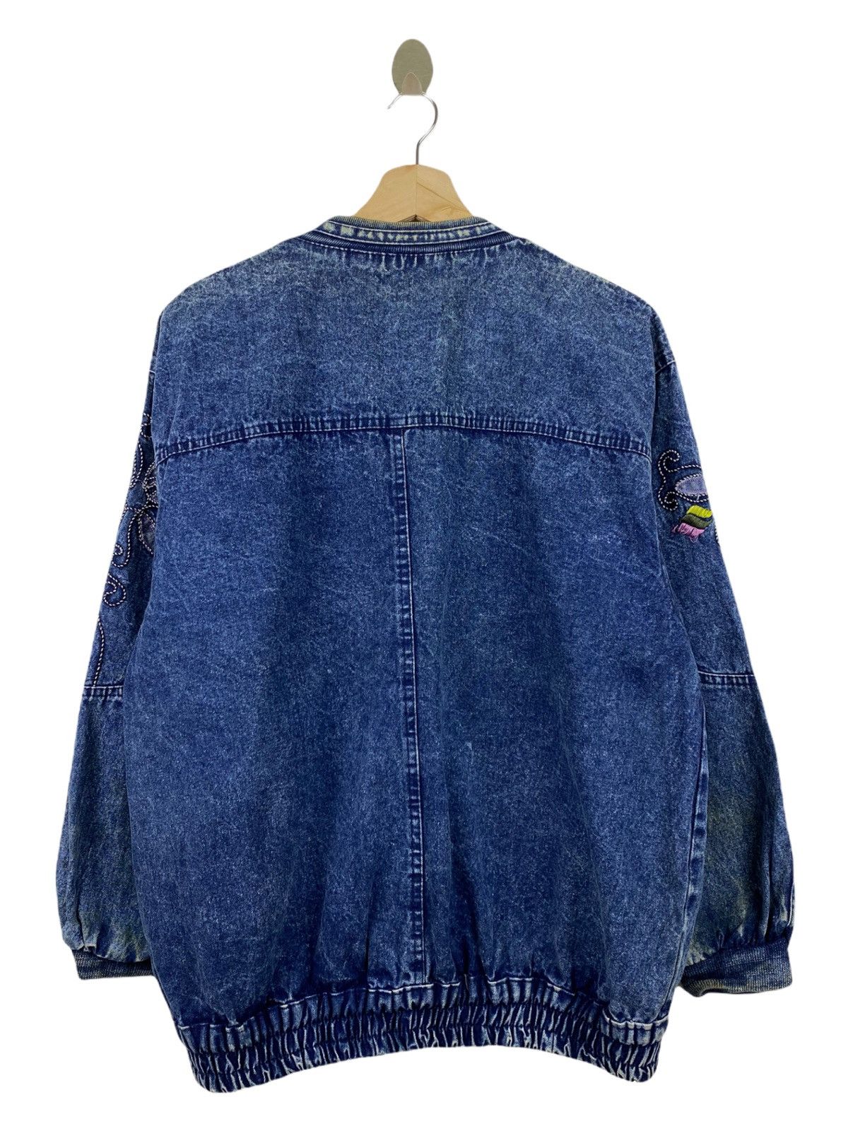 Vintage Vintage Embroidery denim jacket Size US M / EU 48-50 / 2 - 2 Thumbnail