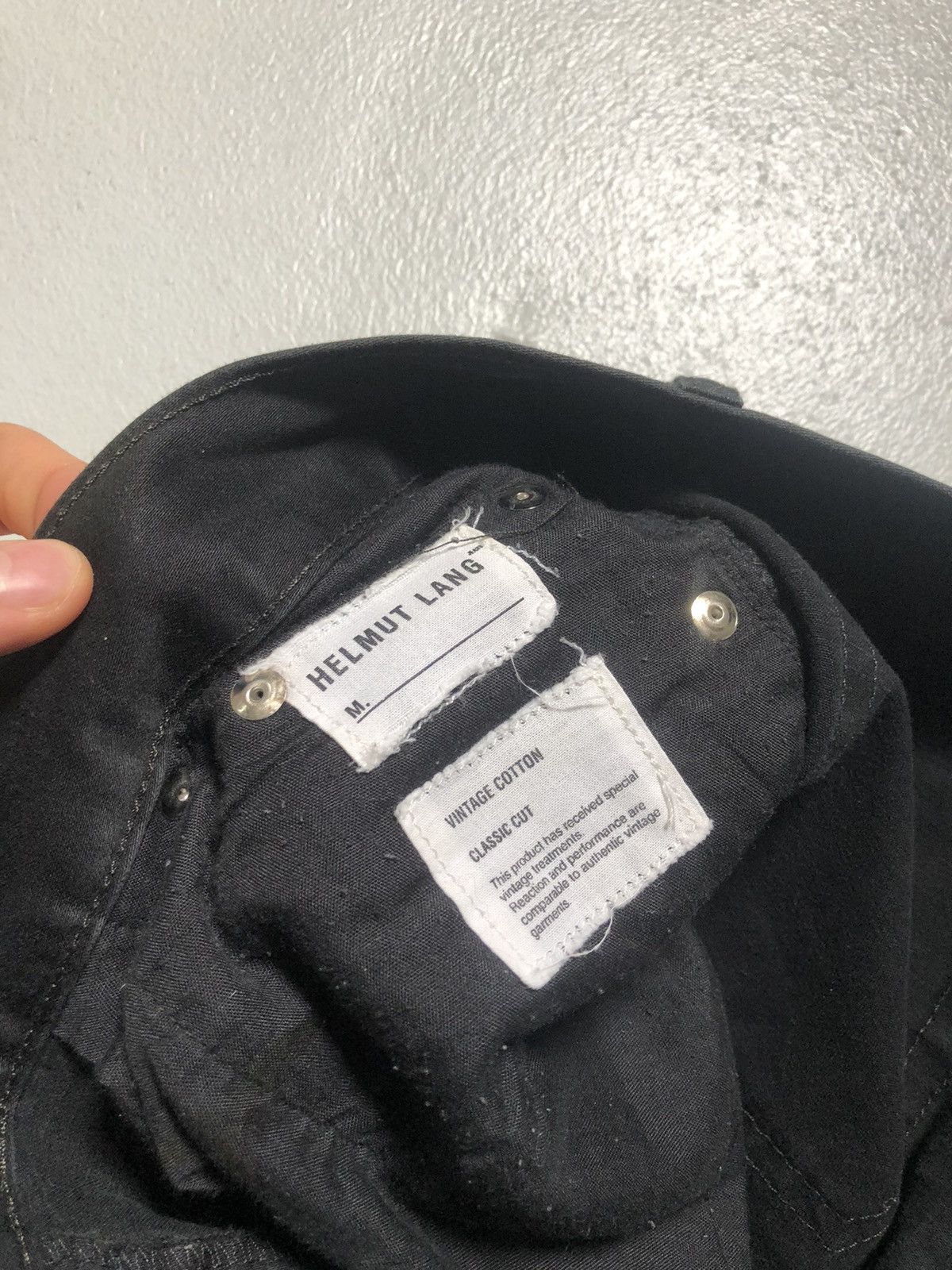 Helmut Lang Helmut lang black denim Size US 31 - 4 Thumbnail