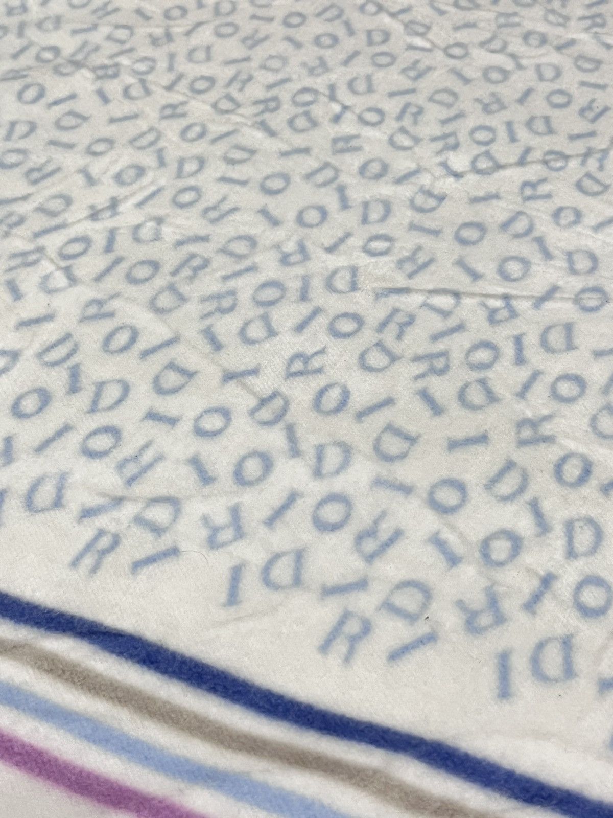 Christian Dior Monsieur LUXURY! Vtg CHRISTIAN DIOR Monogram Acrylic Blanket Size ONE SIZE - 10 Thumbnail