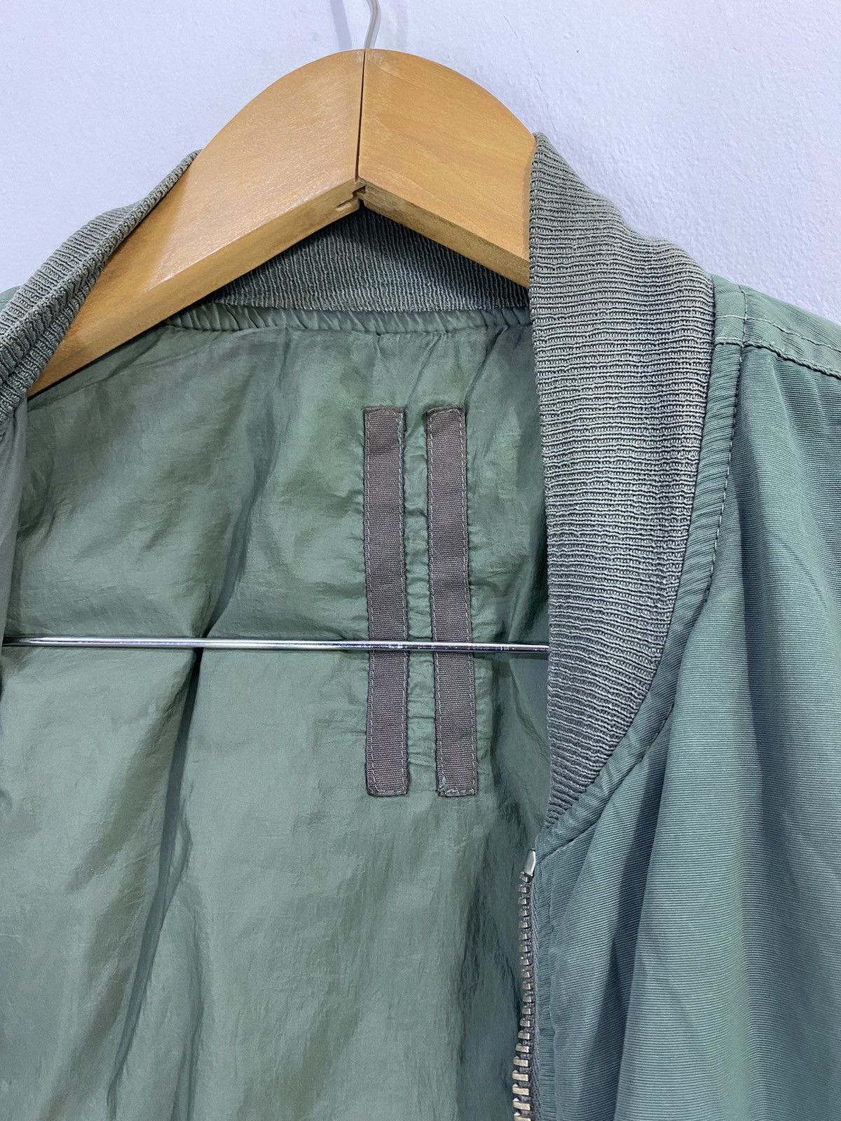 Rick Owens × Rick Owens Drkshdw Rick Owens DRKSHDW Flight Bomber Jacket Jade Color Design Size US XS / EU 42 / 0 - 4 Thumbnail
