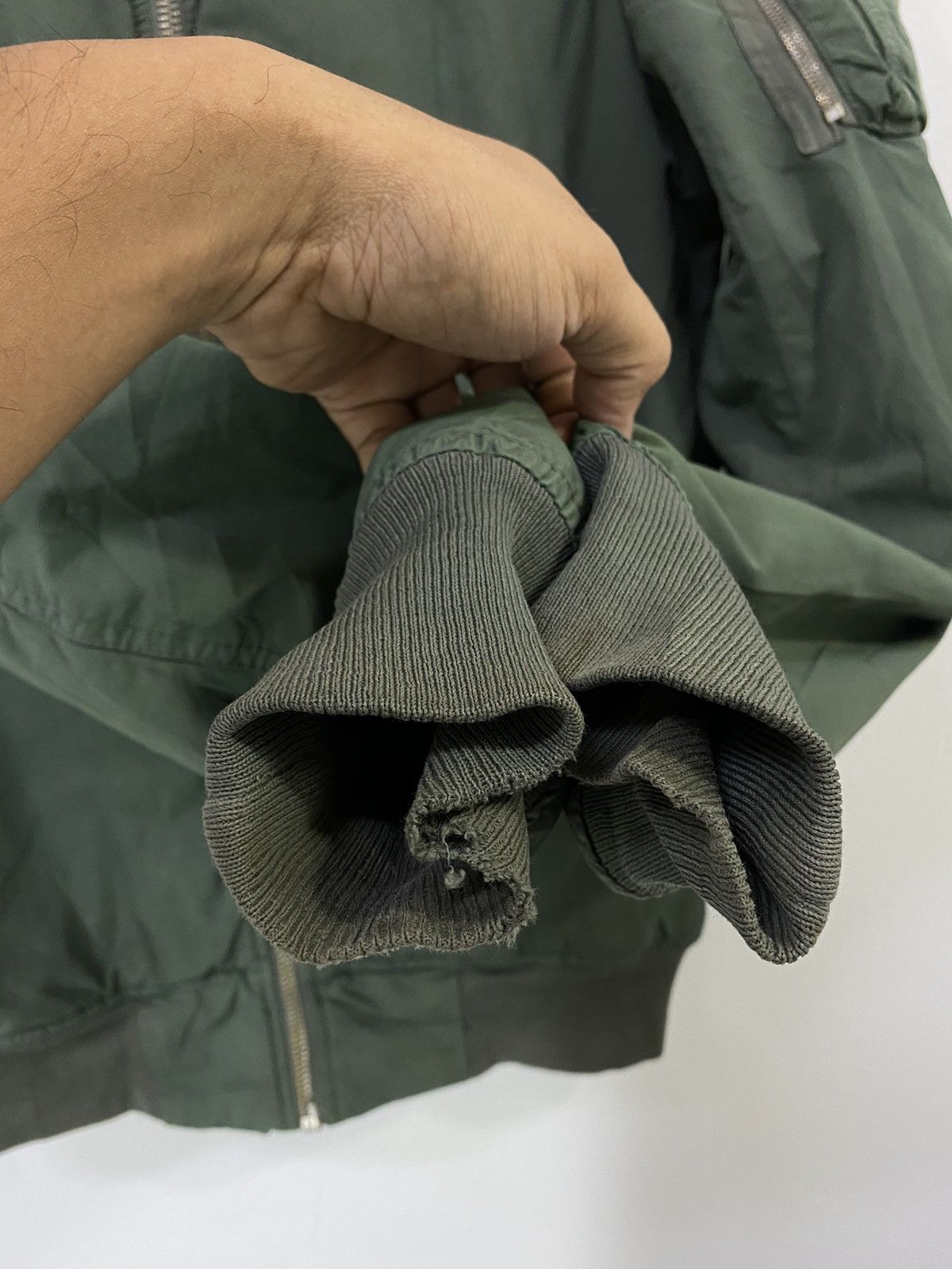 Rick Owens × Rick Owens Drkshdw Rick Owens DRKSHDW Flight Bomber Jacket Jade Color Design Size US XS / EU 42 / 0 - 8 Thumbnail