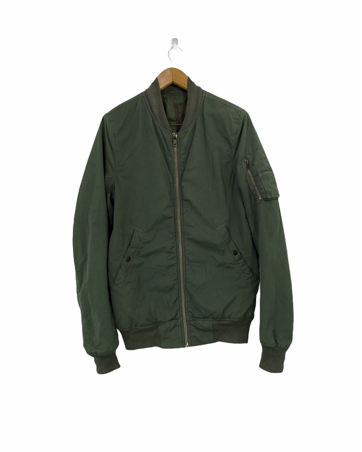 Rick Owens × Rick Owens Drkshdw Rick Owens DRKSHDW Flight Bomber Jacket Jade Color Design Size US XS / EU 42 / 0 - 1 Thumbnail