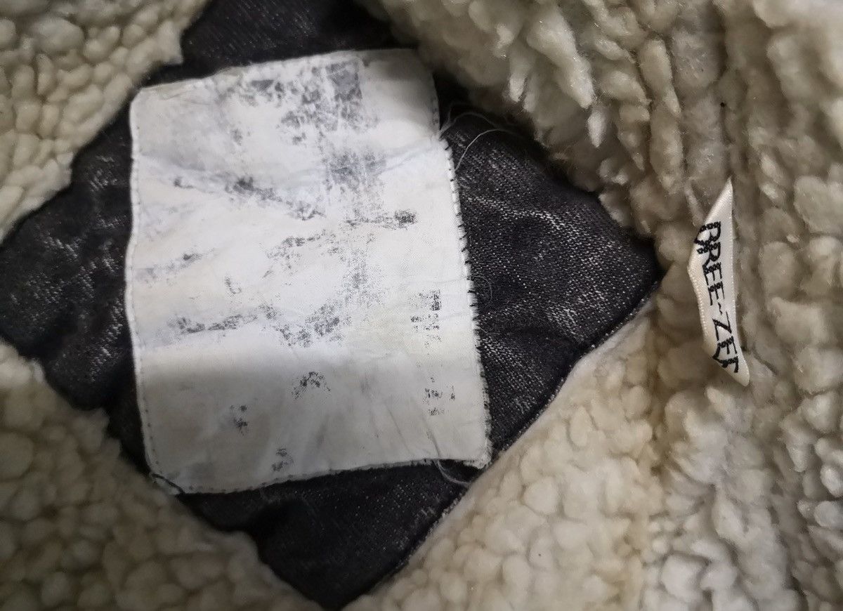 Japanese Brand × Vintage Vintage Denim Fur Jacket Like Bomber Style Size US L / EU 52-54 / 3 - 7 Thumbnail