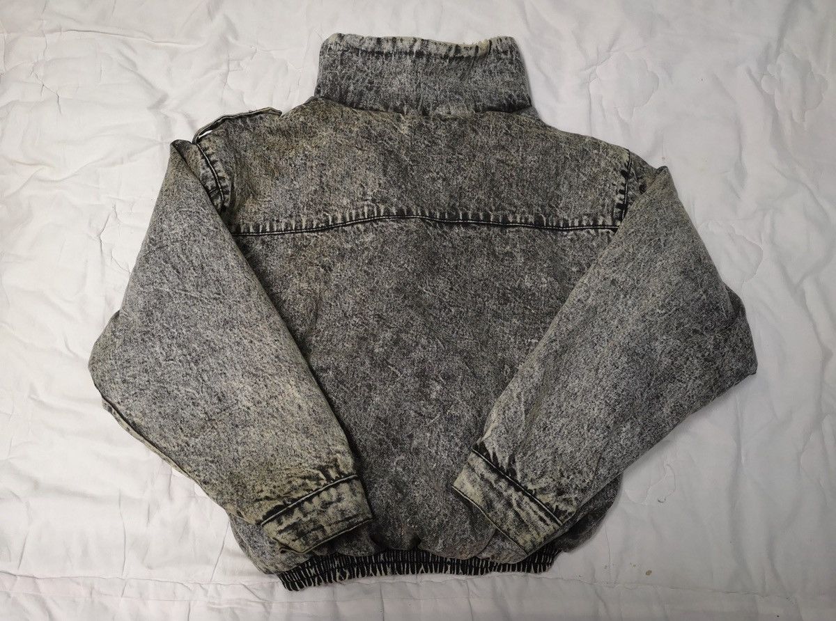Japanese Brand × Vintage Vintage Denim Fur Jacket Like Bomber Style Size US L / EU 52-54 / 3 - 2 Thumbnail