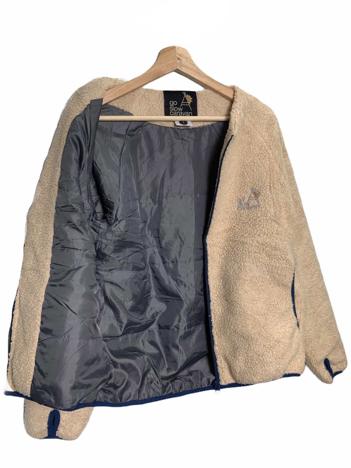 go slow caravan Go Slow Caravan Zipper Fleece Jacket Size US S / EU 44-46 / 1 - 2 Thumbnail