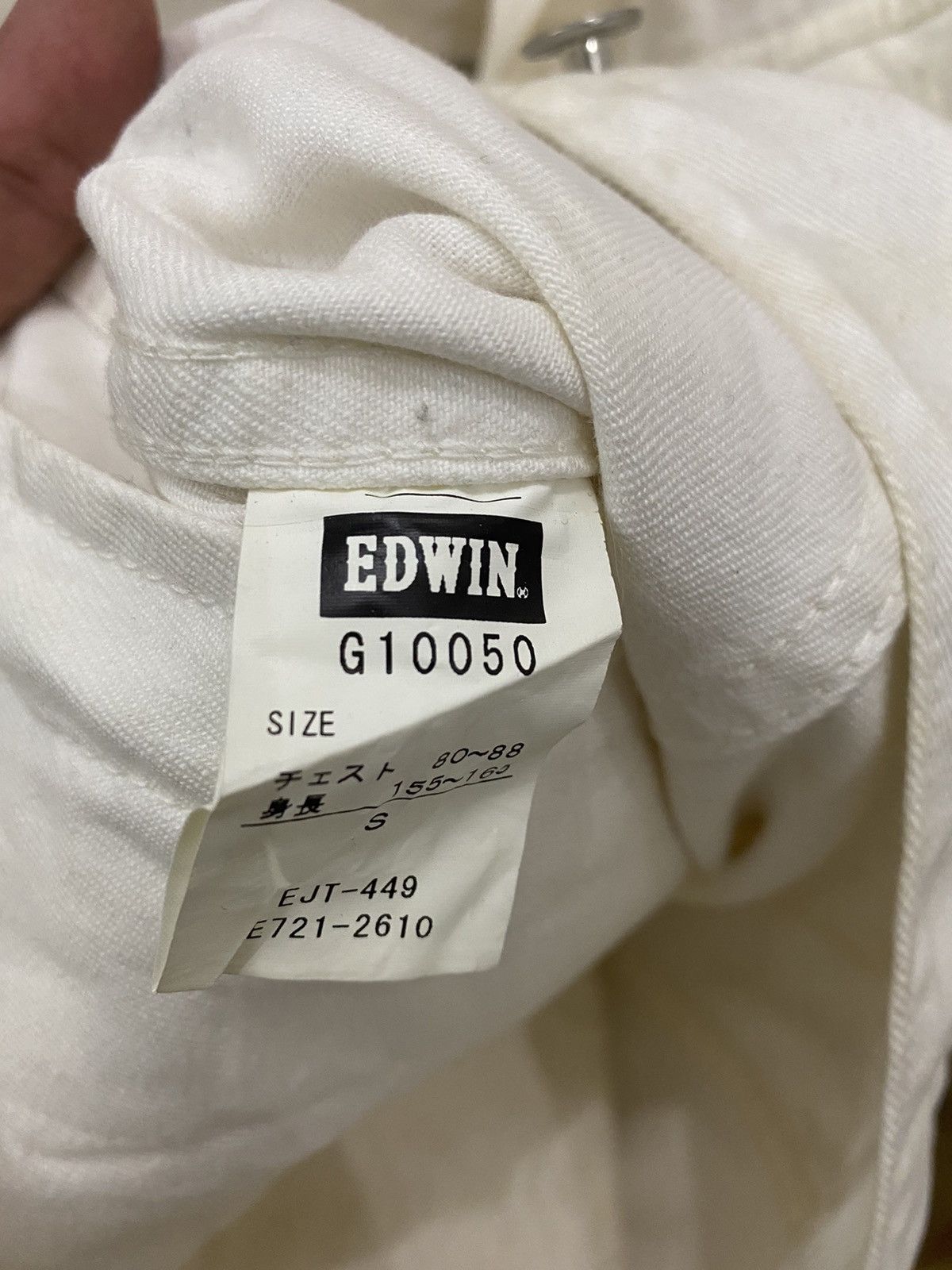 Edwin × Vintage Vintage Edwin Denim Jacket Size US S / EU 44-46 / 1 - 10 Thumbnail