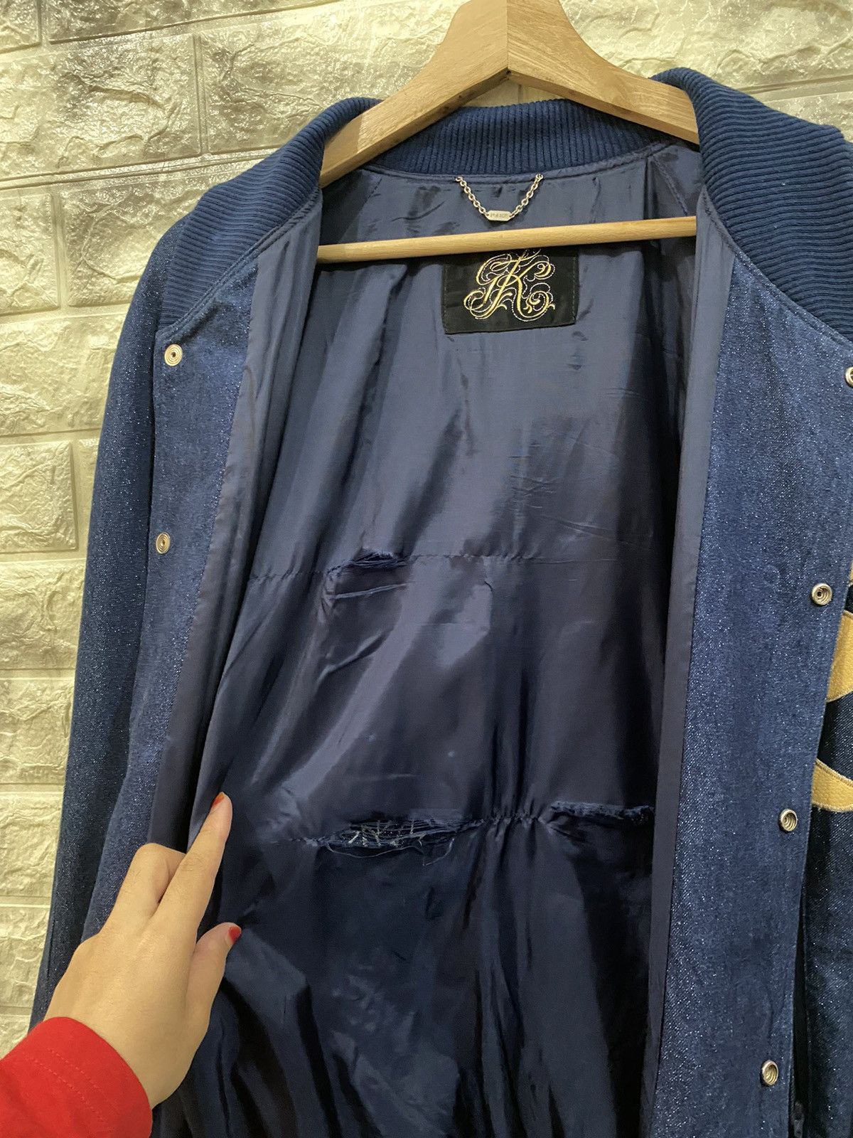 Japanese Brand Vintage GK Japanese Tiger Varsity Jacket Size US M / EU 48-50 / 2 - 11 Thumbnail