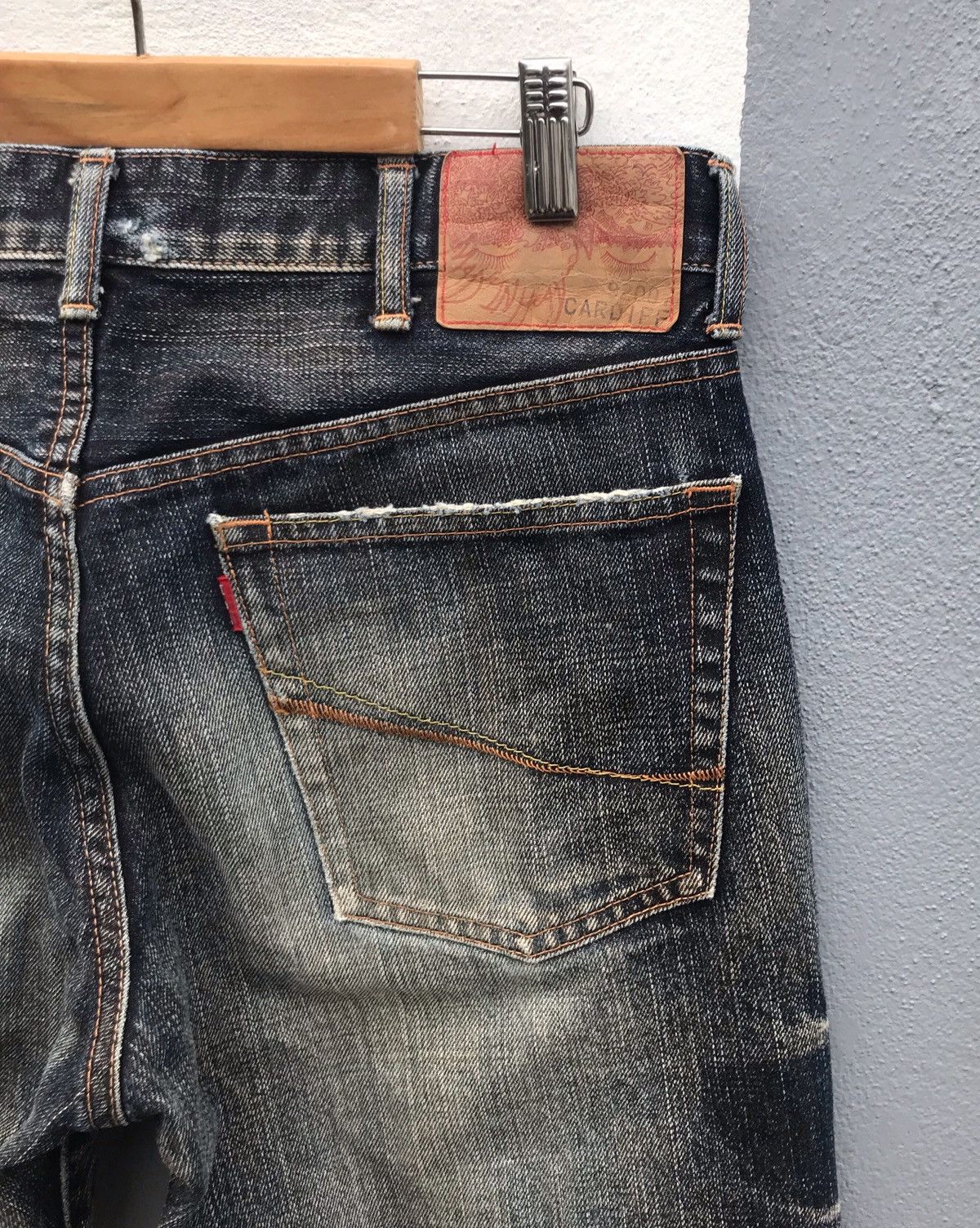Vintage 30x30 Soul of freedom dark blue denim jeans Size US 30 / EU 46 - 3 Thumbnail