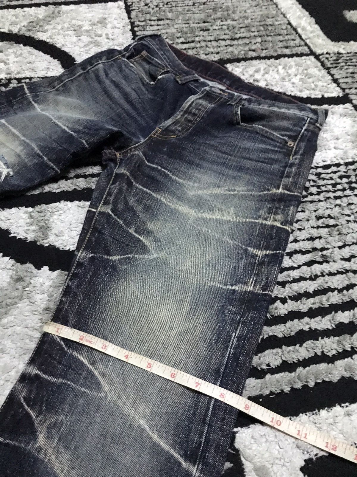 Vintage 30x30 Soul of freedom dark blue denim jeans Size US 30 / EU 46 - 11 Thumbnail