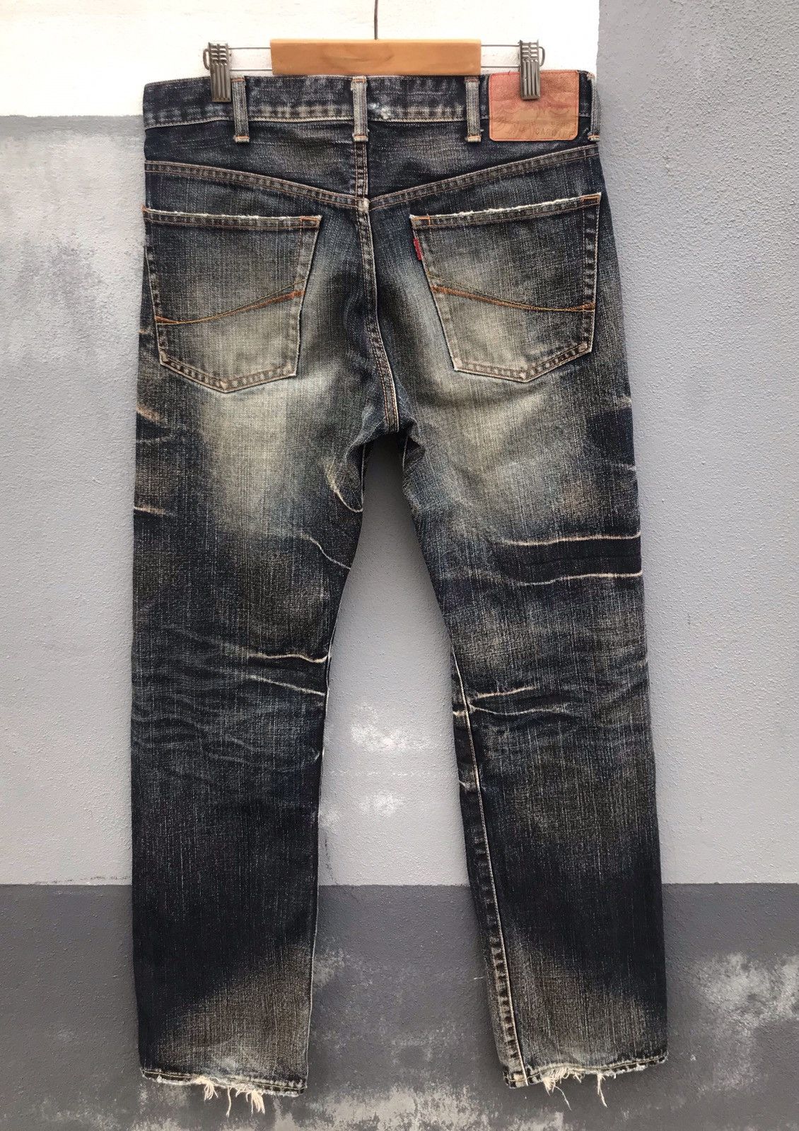 Vintage 30x30 Soul of freedom dark blue denim jeans Size US 30 / EU 46 - 2 Thumbnail