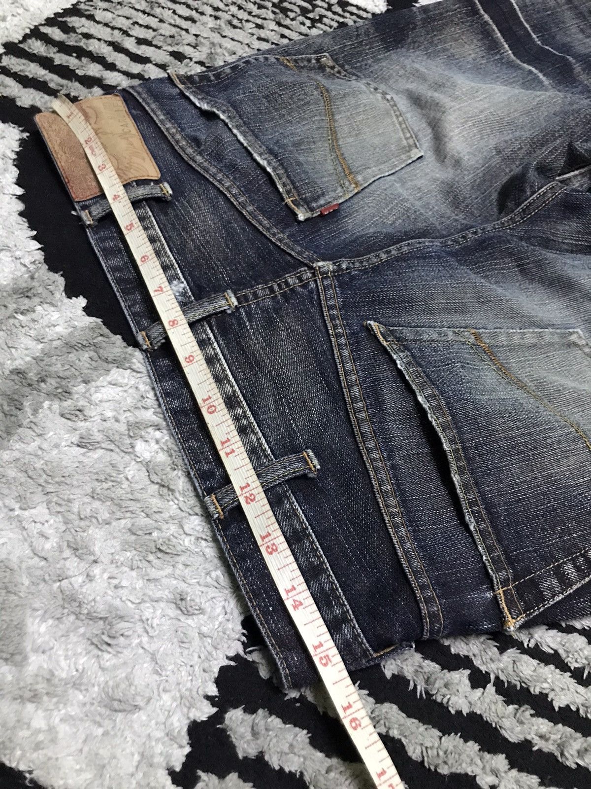 Vintage 30x30 Soul of freedom dark blue denim jeans Size US 30 / EU 46 - 7 Thumbnail