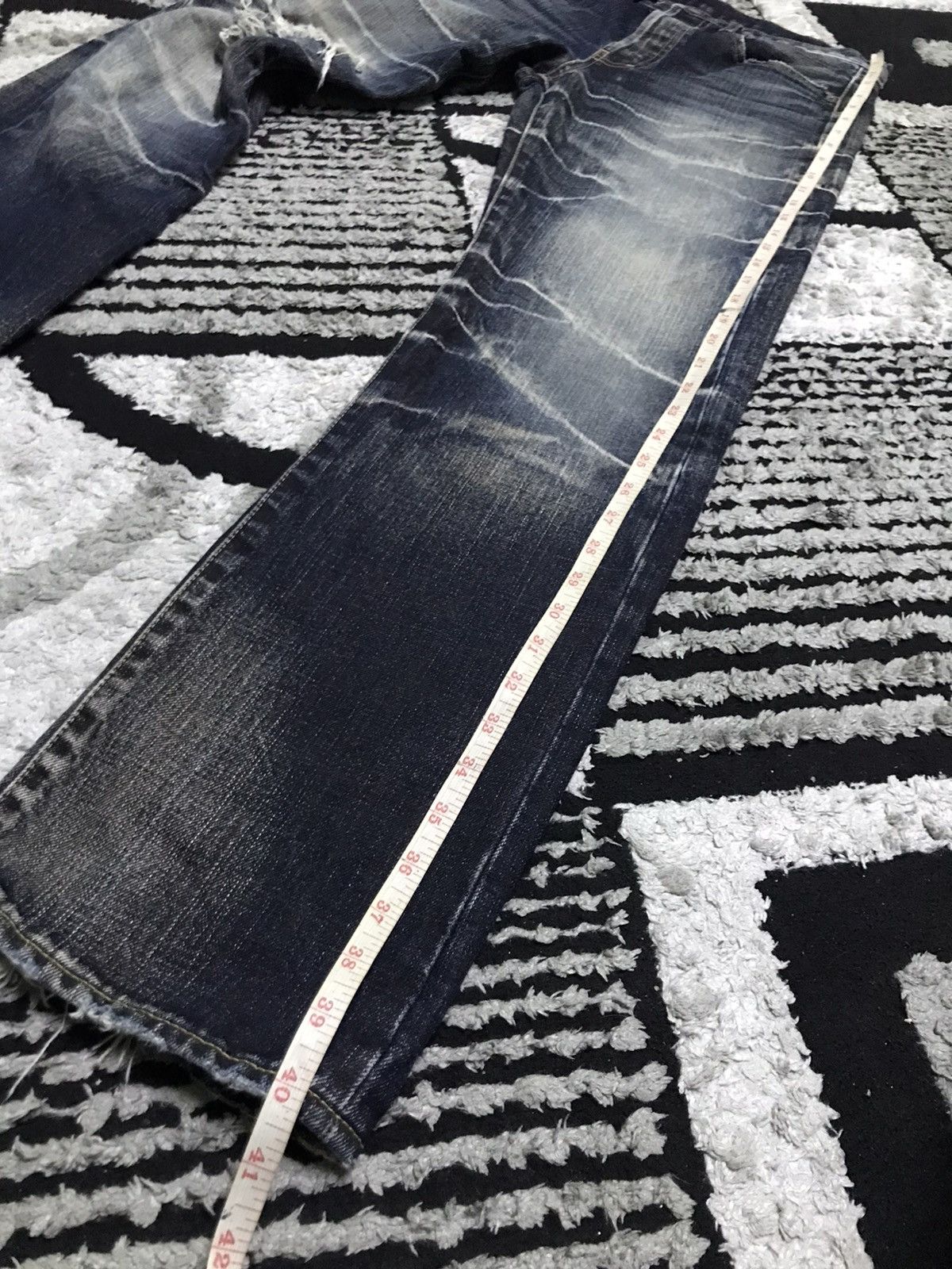 Vintage 30x30 Soul of freedom dark blue denim jeans Size US 30 / EU 46 - 8 Thumbnail