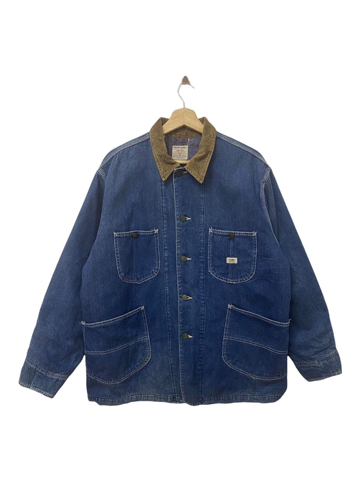 【Sugar Cane】DENIM BLANKET LINED JACKET SUGAR CANE 