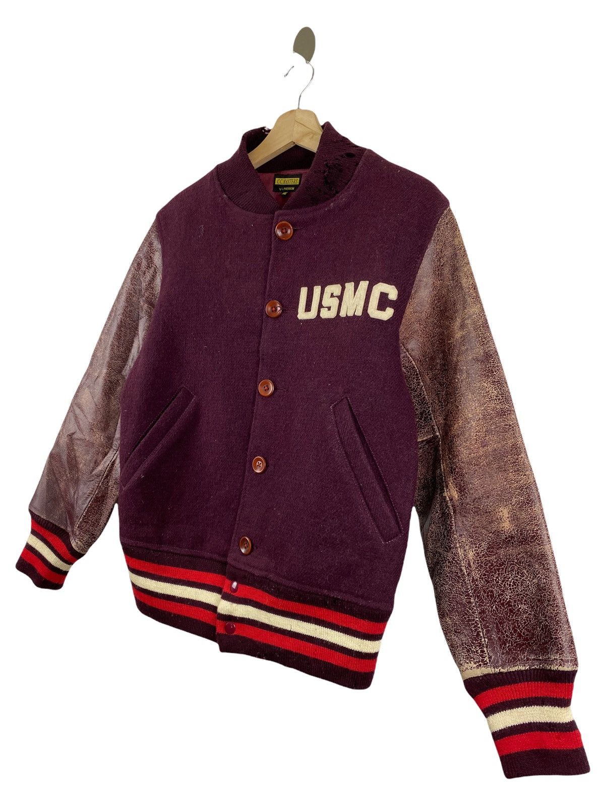 Pherrow's VINTAGE PHERROW’S USMC VARSITY JACKET Size US M / EU 48-50 / 2 - 2 Thumbnail