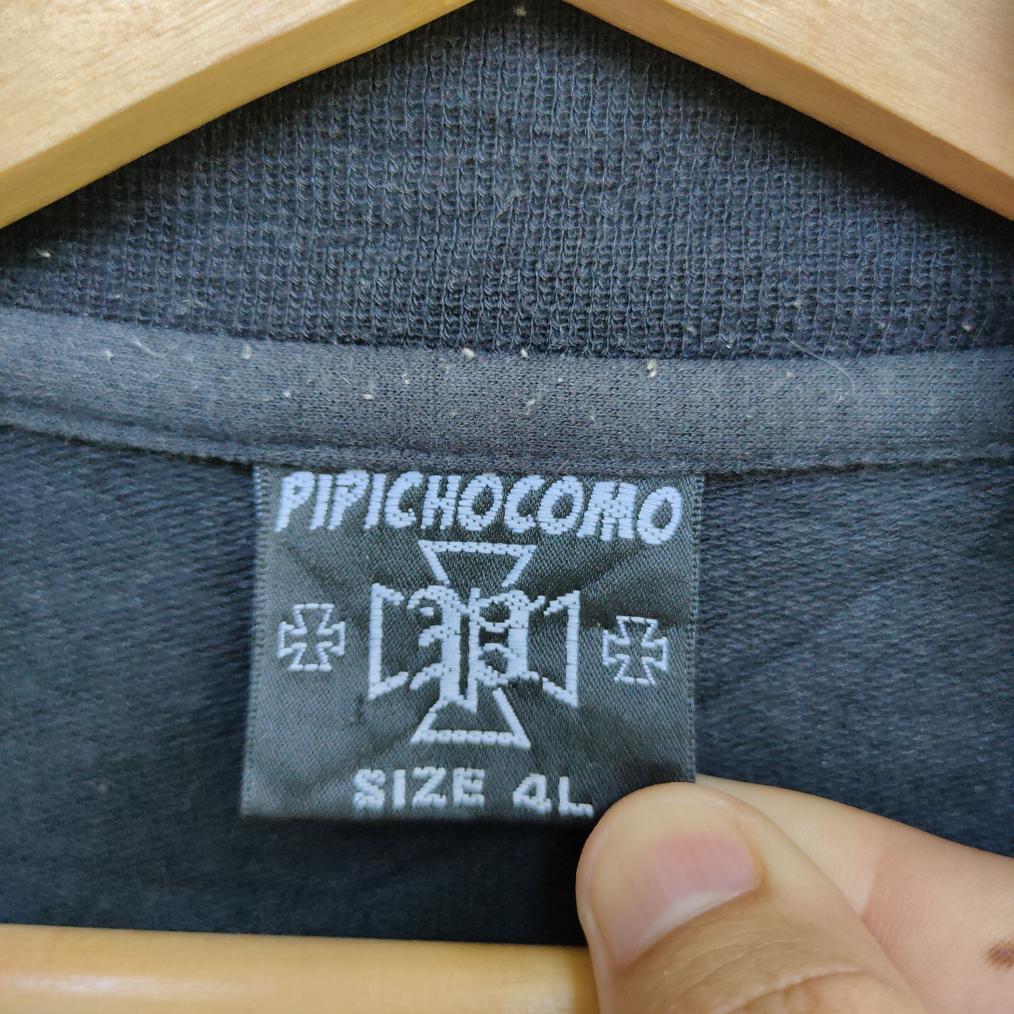 Seditionaries Vintage PIPICHOCOMO Skull Logo Zipper Ups Shirt Size US XL / EU 56 / 4 - 6 Thumbnail