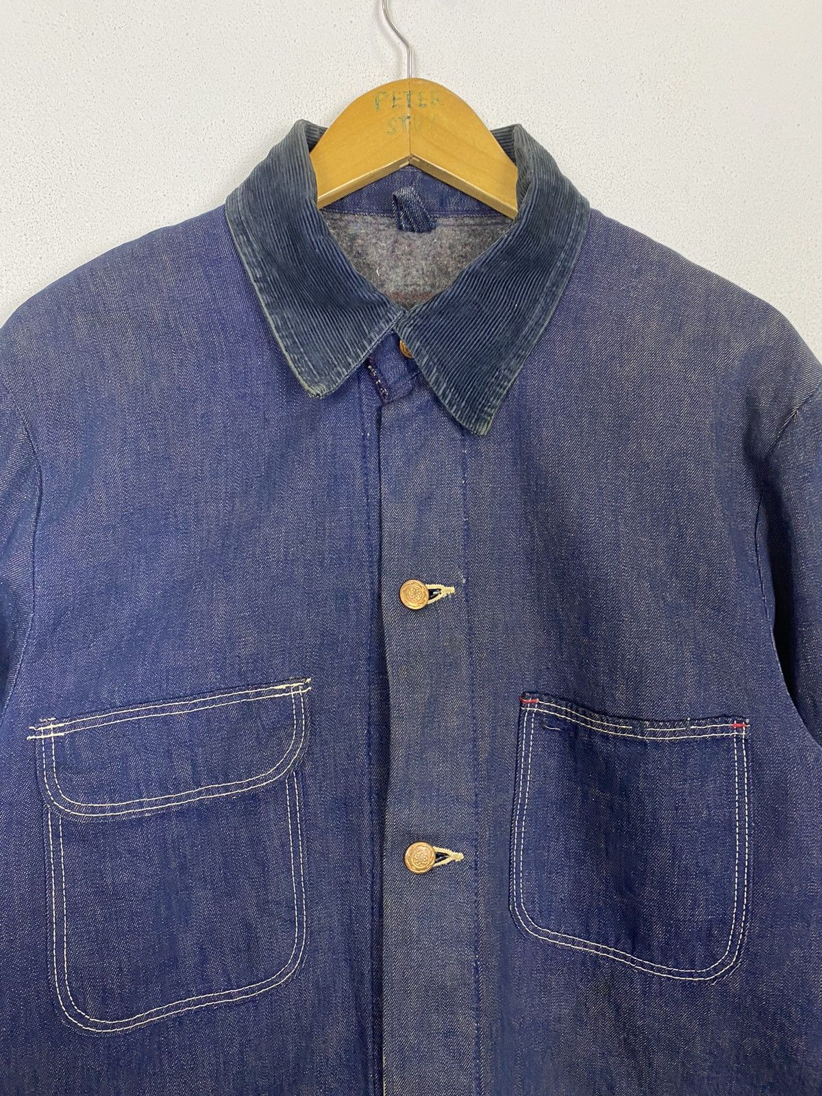 Vintage × Wrangler VINTAGE WRANGLER LINING BLANKET DENIM MAN JACKET Size US M / EU 48-50 / 2 - 7 Thumbnail