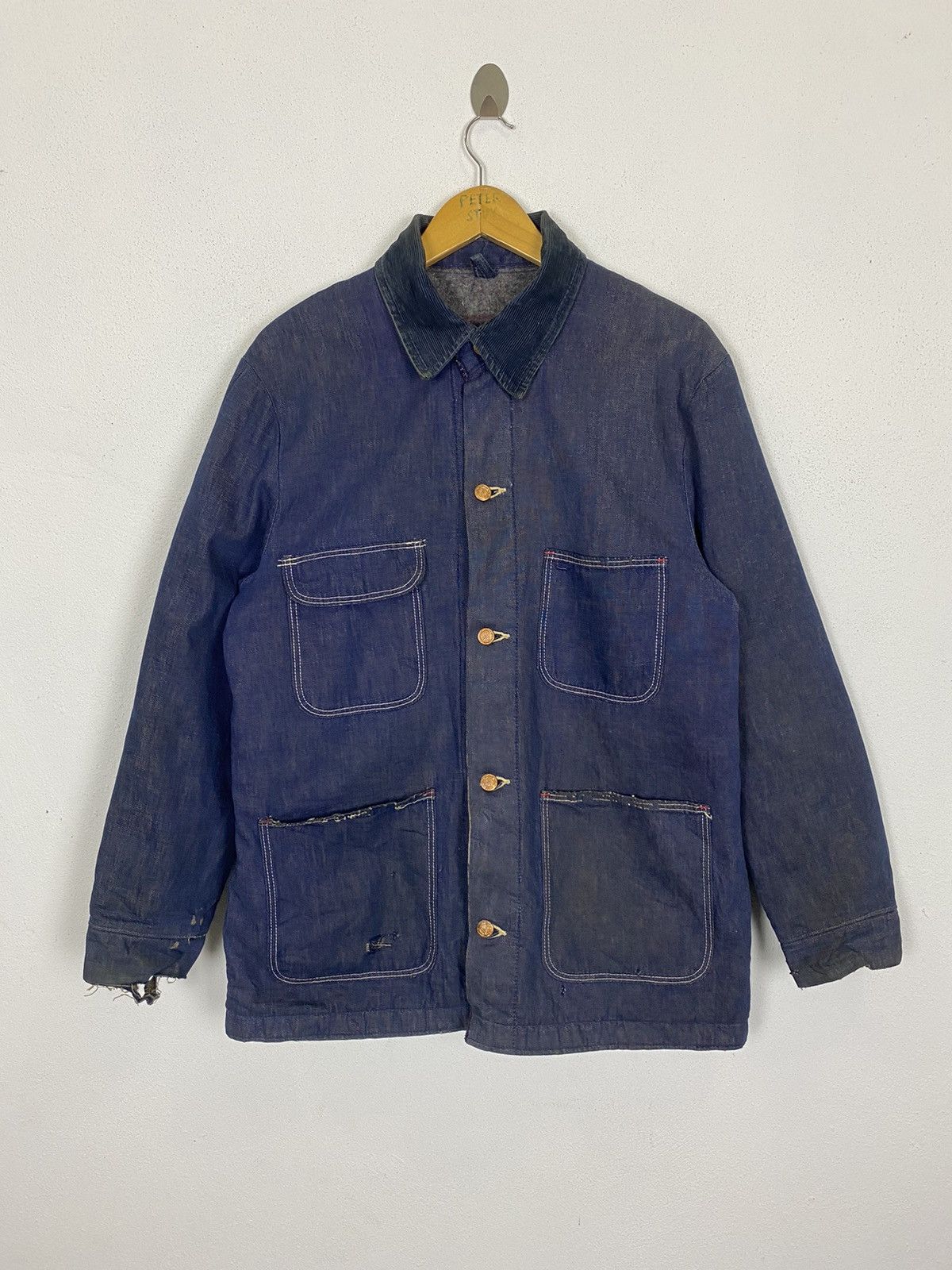 Vintage × Wrangler VINTAGE WRANGLER LINING BLANKET DENIM MAN JACKET Size US M / EU 48-50 / 2 - 4 Thumbnail
