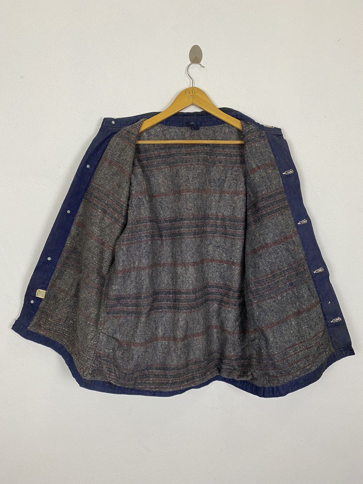 Vintage × Wrangler VINTAGE WRANGLER LINING BLANKET DENIM MAN JACKET Size US M / EU 48-50 / 2 - 6 Thumbnail
