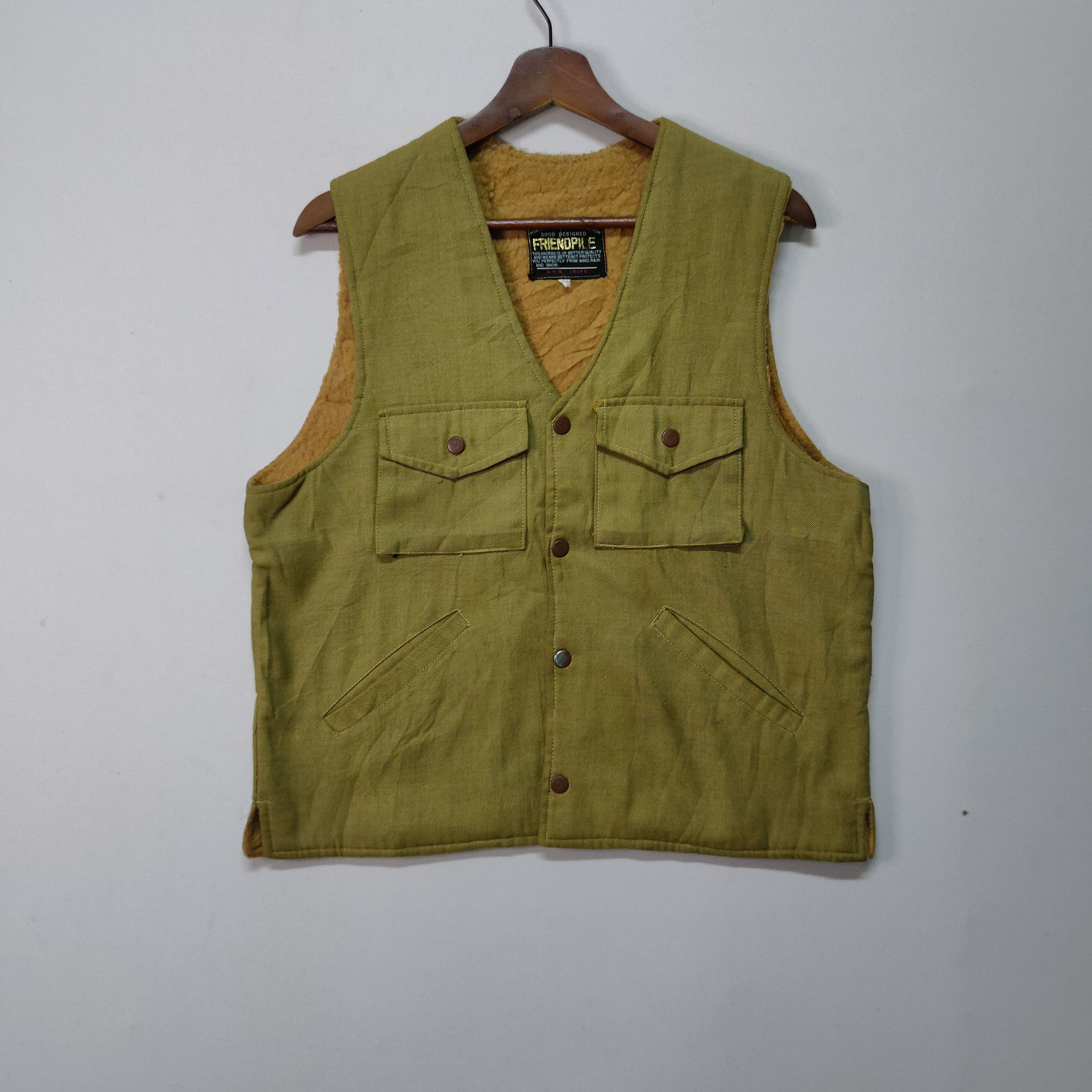 VINTAGE FRIENDPILE TACTICAL MUTIPOCKET BUTTON UPS VEST