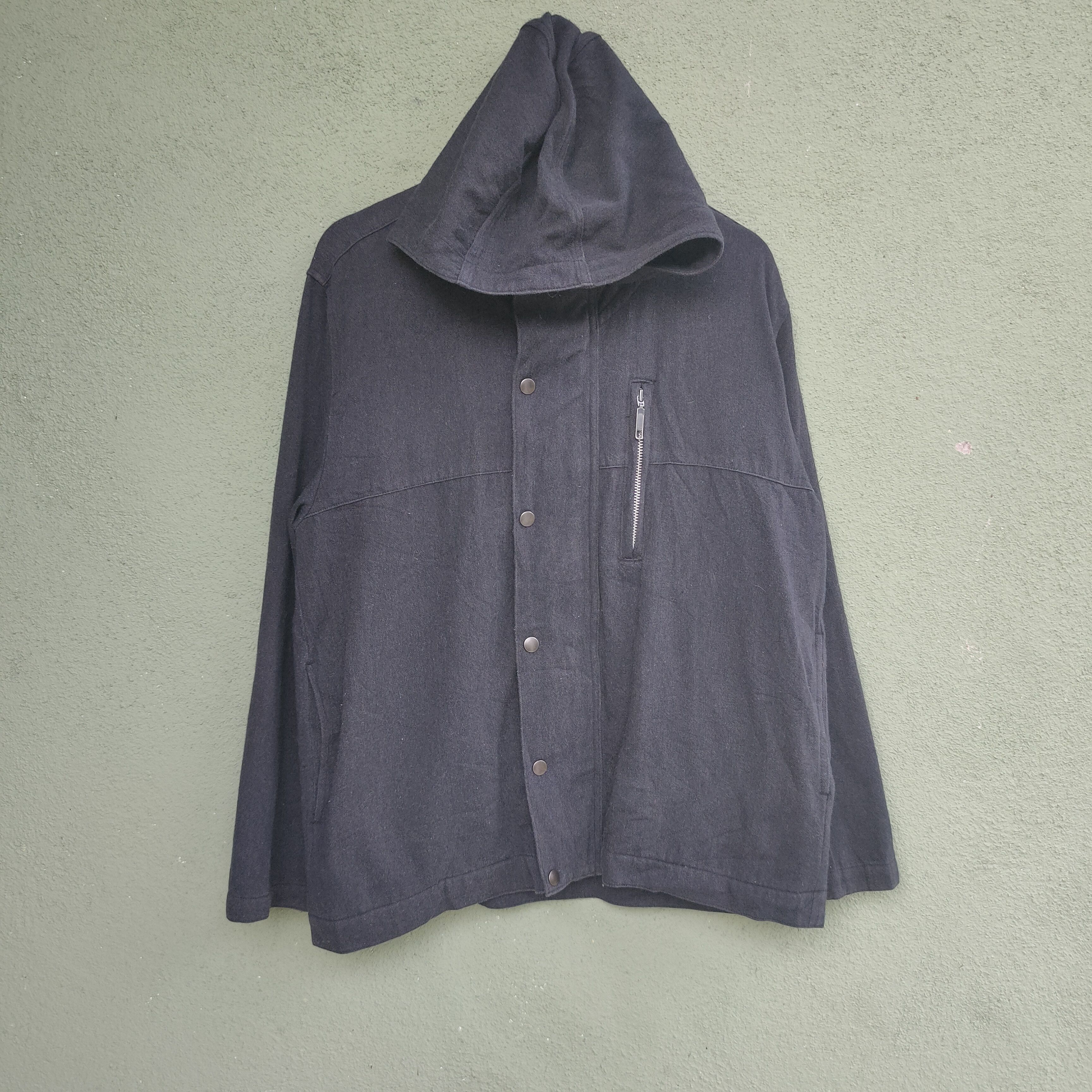 Japanese Brand Blue Red Butterfly Zipper & Buttons Ups Hoodie Jacket Size US L / EU 52-54 / 3 - 1 Thumbnail