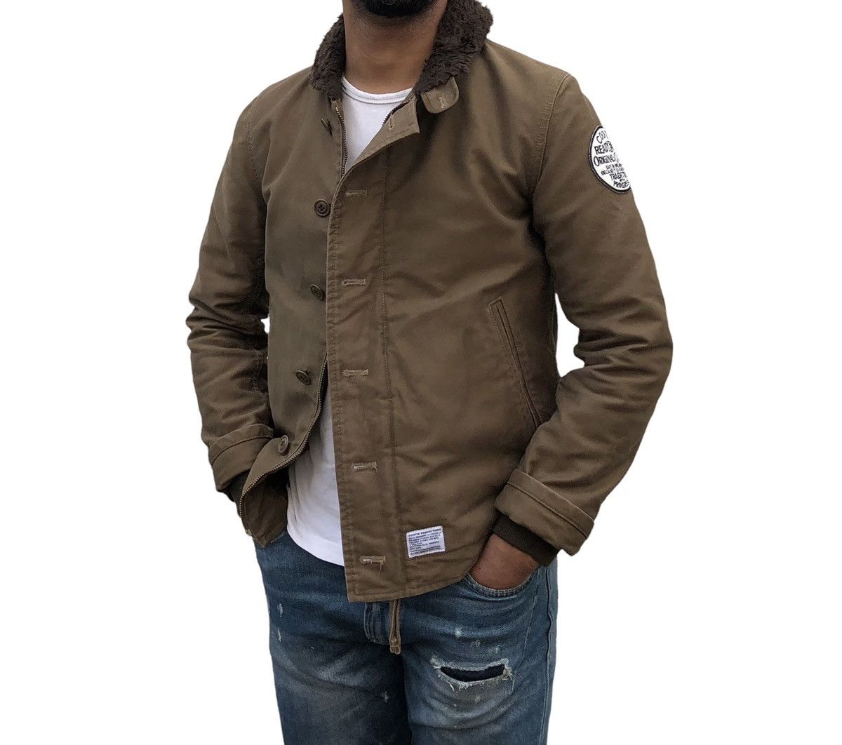 Japanese Brand 🔥COOTIE PRODUCTION Japan COFFIN CHEATERS N-1 Deck Jacket Size US M / EU 48-50 / 2 - 6 Thumbnail