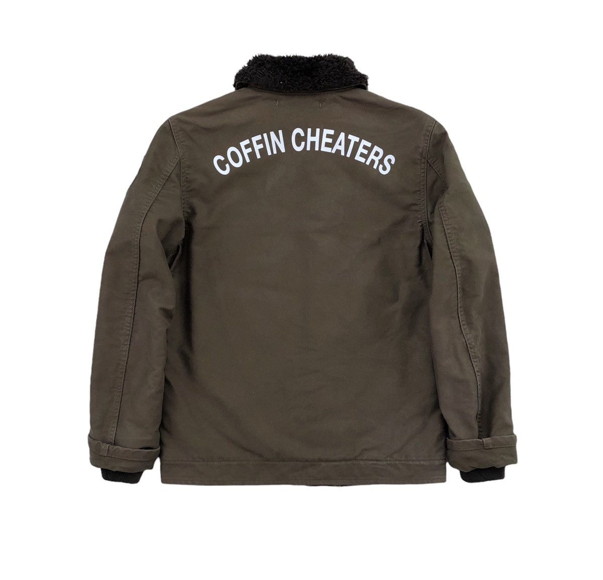Japanese Brand 🔥COOTIE PRODUCTION Japan COFFIN CHEATERS N-1 Deck Jacket Size US M / EU 48-50 / 2 - 17 Thumbnail