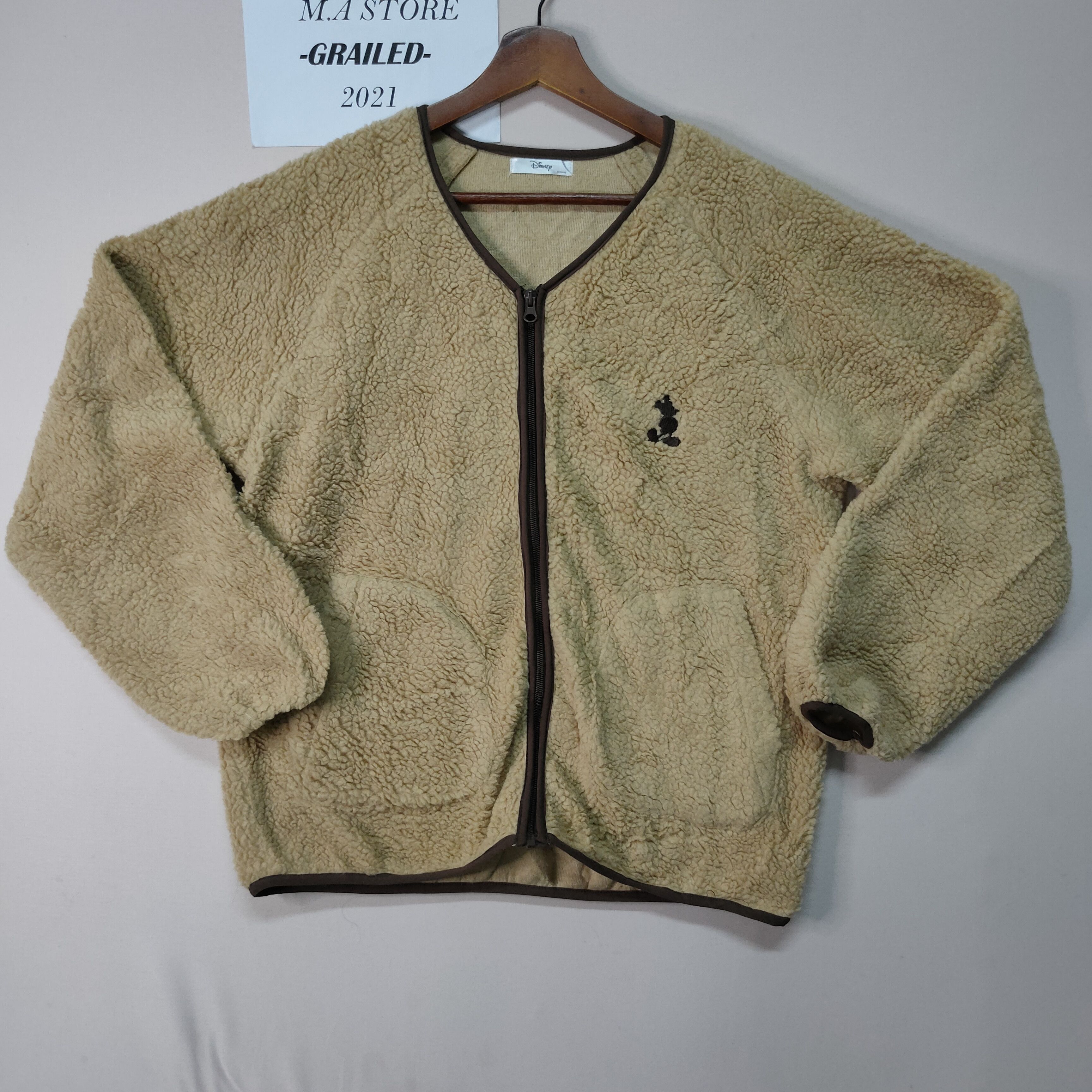 Cartoon Network × Disney × Vintage VINTAGE DISNEY EMBROIDERY SMALL LOGO FLEECE SWEATER Size US L / EU 52-54 / 3 - 1 Thumbnail
