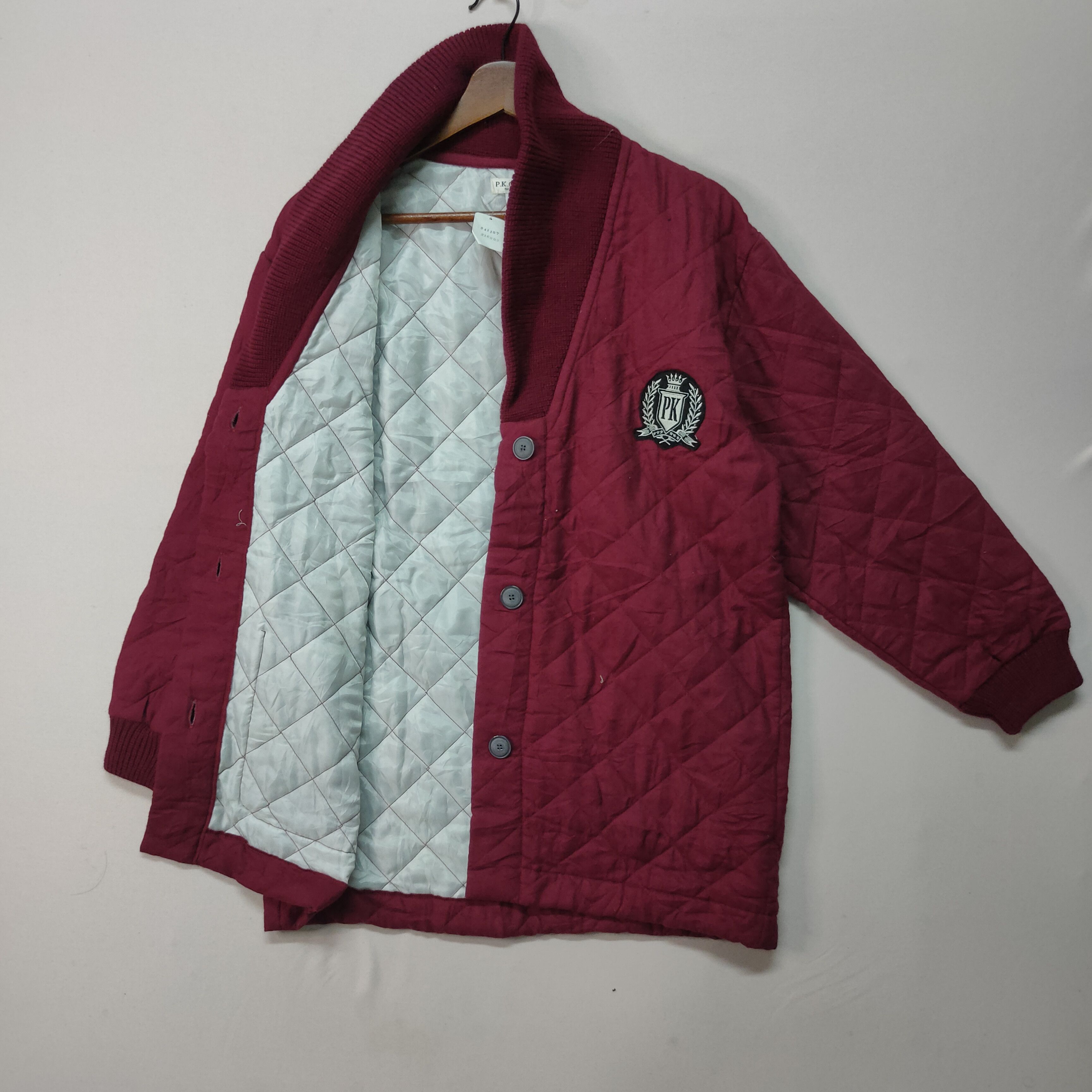 Japanese Brand VINTAGE PK CLUB BUTTON UPS SMALL LOGO JACKET Size US M / EU 48-50 / 2 - 11 Thumbnail